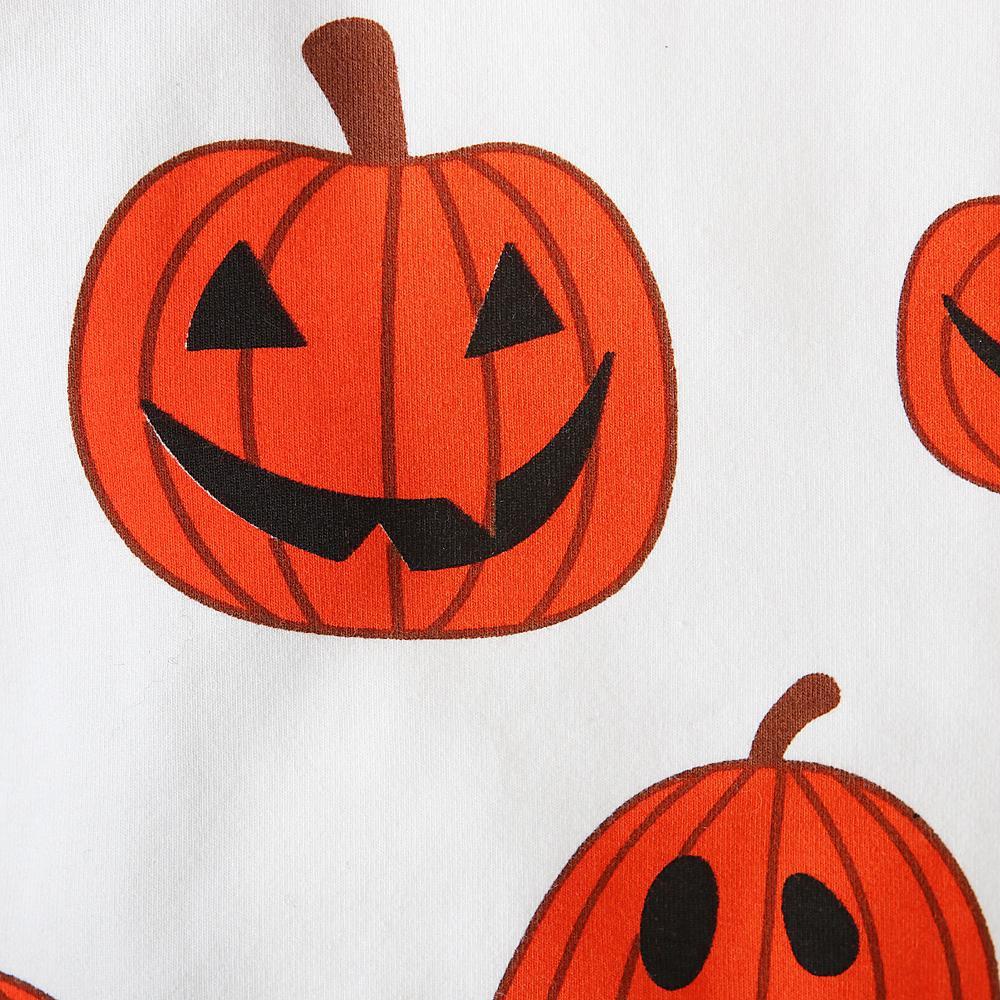 Рубашка с длинными рукавами и тыквой на Хэллоуин для маленьких мальчиков и девочек, верхняя одежда для детей 0-4 лет