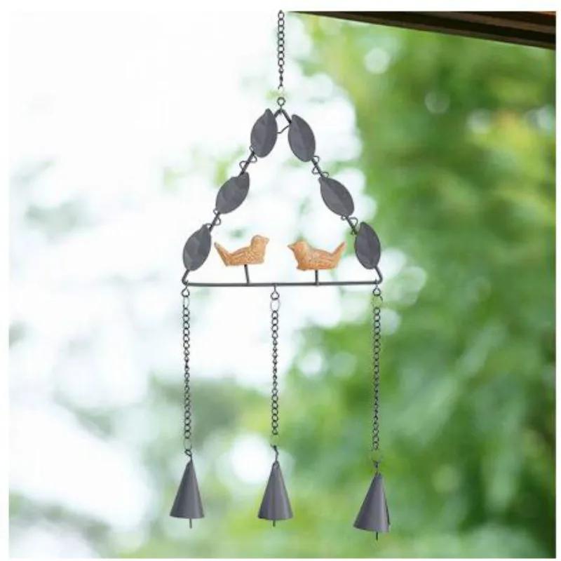 Metal Wrought Iron Wind Chime Pendant Creative Home Decorations Girl Birthday Gift