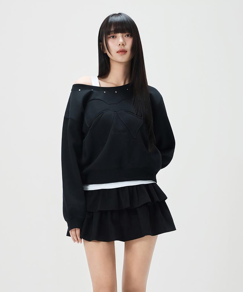 MIXXO Толстовка с одним плечом, с начесом и шипами Re Lwfv49A_Miwlwg12Qa