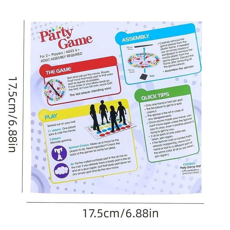 Настольные игры для развлечений на открытом воздухе, твистеры, игрушка для дома, скручивание тела для детей, спортивные интерактивные игрушки для семейных друзей, вечерние игрушки