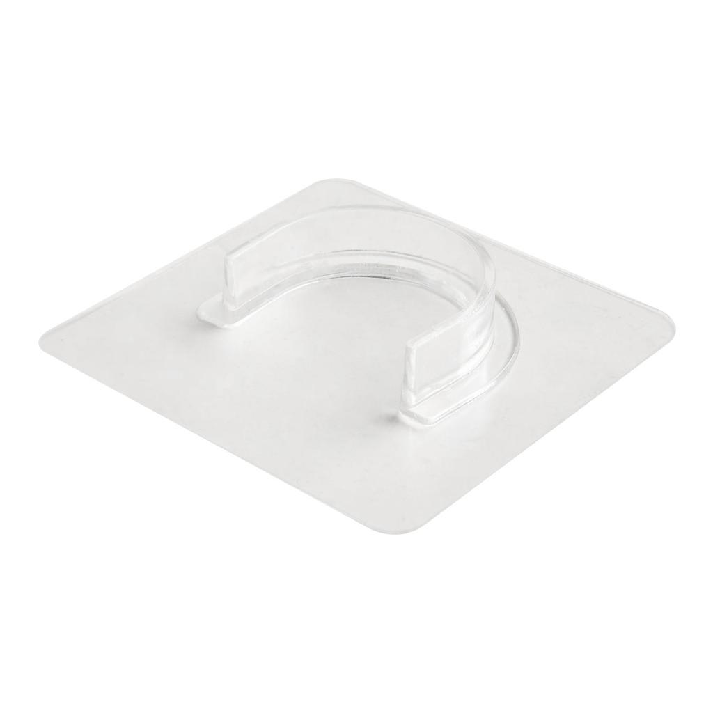 2× Shower Curtain Rod Holder Wall Mounted Shower Rods Holder Drill