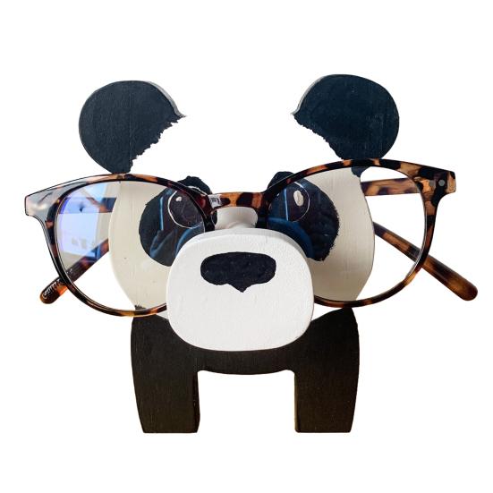 Деревянный держатель для очков в виде животного, резной держатель для очков на столешницу, органайзер для очков в виде животного для домашнего офиса, школьной парты