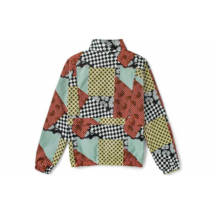 Vans Клетчатый анималистичный принт Colorblock Повседневная куртка Женская верхняя одежда Многоцветный VN0A4RBOZKC