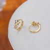Women's Small Ear Buttons Fresh New Style Simple and Fashionable Star Small Flower Earrings New Style Trendy