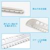 RICISUNG Circular Ruler, Metal Ruler, Multi-Function Ruler, Straight Ruler, Angle Meter, Stainless Steel, Multi-Function, Template, Drawing Board, Com