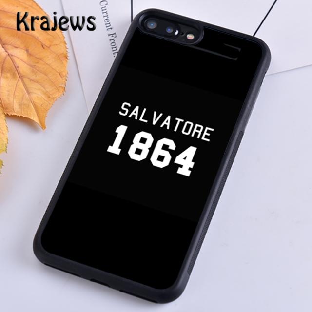 Мягкий чехол Krajews «Дневники вампира» миссис Сальваторе для iPhone 14 5 6s 7 8 plus X XR XS 11 12 13 pro max Samsung S21 S22 ultra