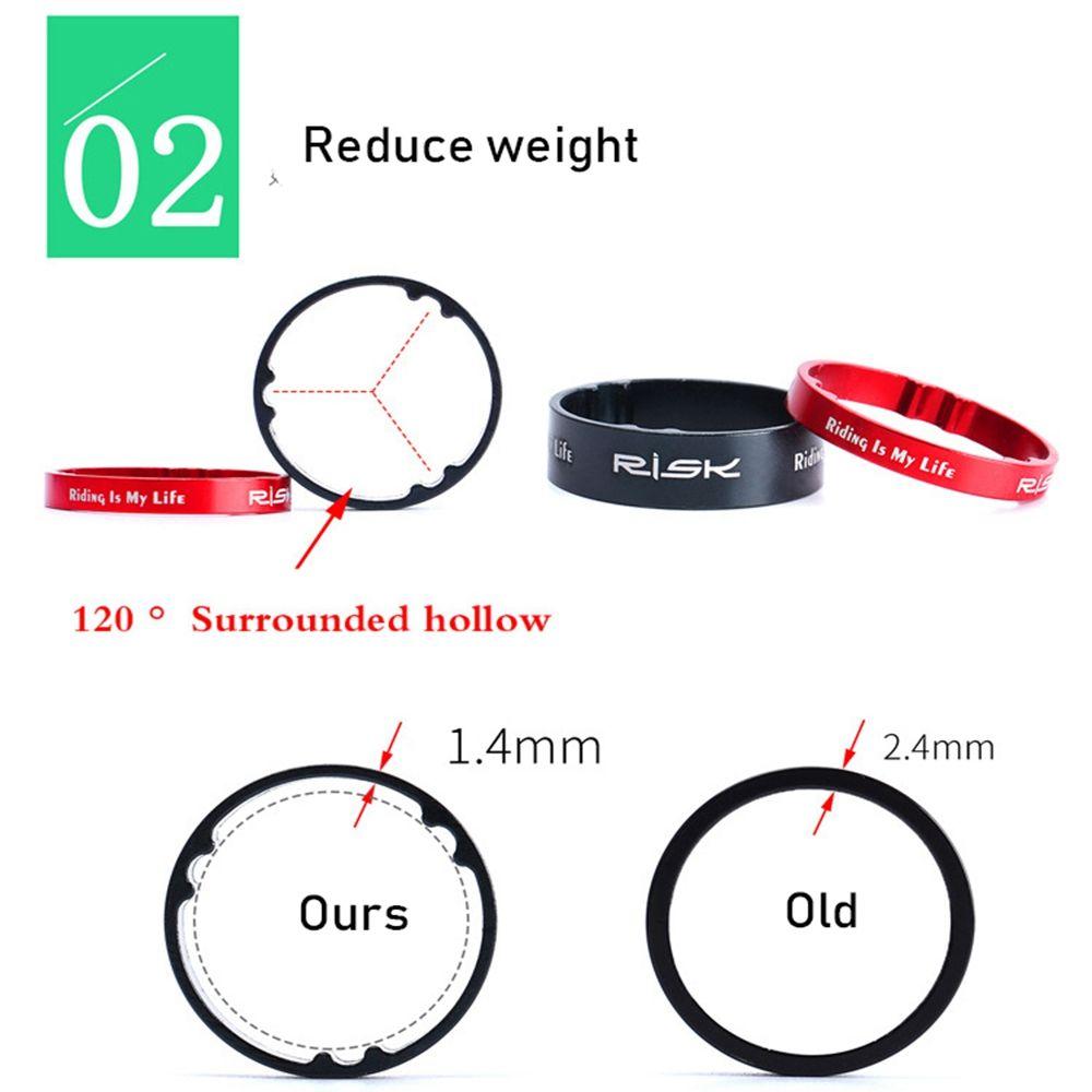 Road Bike MTB Bicycle Parts Front Fork Washers Stem Spacers Bicycle Headset Accessories Spacer Ring