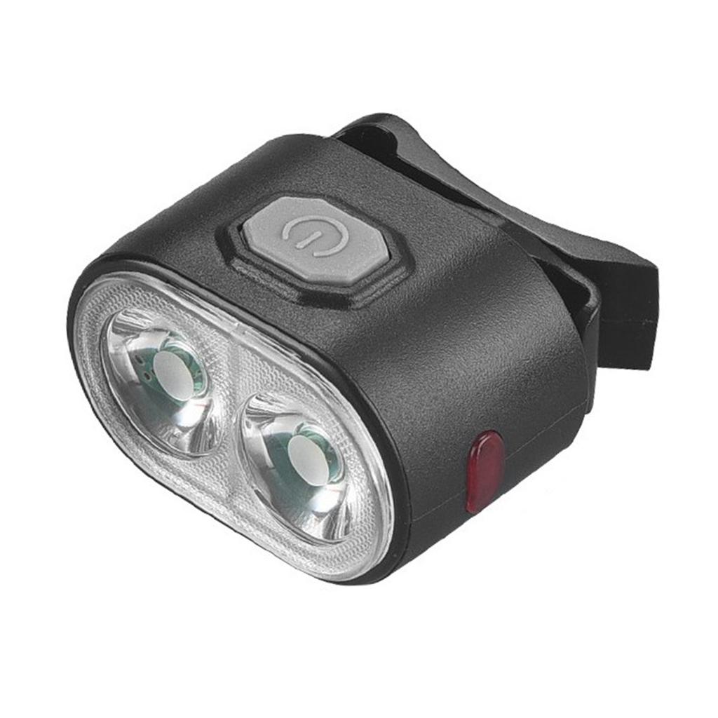 Передний велосипедный фонарь Красный Белый USB-перезаряжаемый Яркий Легко монтируемый Компактный велосипедный аксессуар для MTB