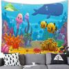 Подводный мир океан стиль гобелен настенный мультфильм тропические рыбы украшения гобелен домашний фон украшения
