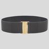 Fashion Lady Wide Belts Women Wide Elastic Belt Buckle Waist Dress Stretch