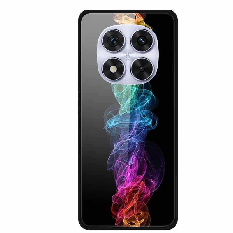 Жесткий чехол-книжка для Xiaomi Redmi Note 14 Pro 5G, чехол с мягким бампером, чехол из закаленного стекла для Redmi Note 14 Pro 4G, чехол Note14 Pro
