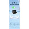 CarRocket 2in1 Wireless CarPlay Dongle Android Auto Adapter AI Smart Box Car Intelligent Systems for Car with Wired CarPlay