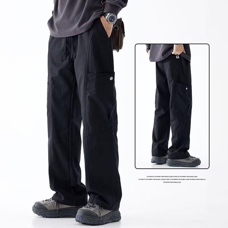 Мужские прямые повседневные брюки Maillard весна/осень: Модные функциональные комбинезоны для активного отдыха