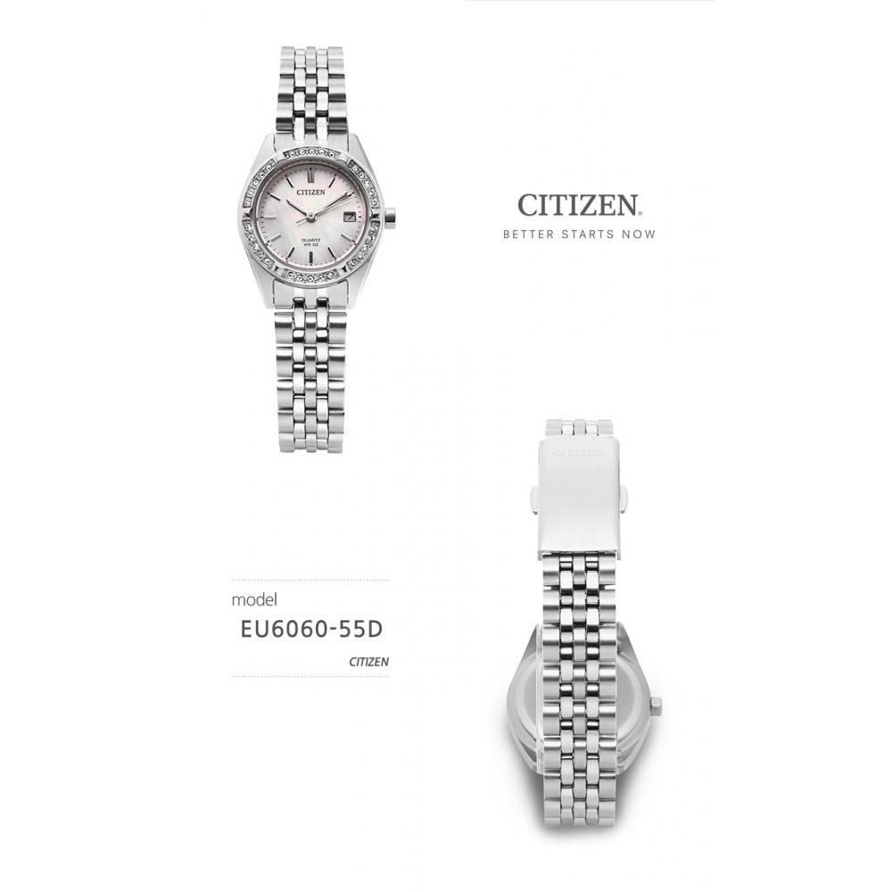 Citizen Женские металлические часы Eu6060 55d