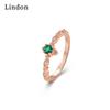 Классическое кольцо Lindon из медного сплава с цирконом, женские ювелирные изделия, свадебный подарок, вечеринка
