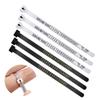 Accurate Black Plastic Finger Measure Gauge Measure Tools Jewelry Ring Sizer Accessory