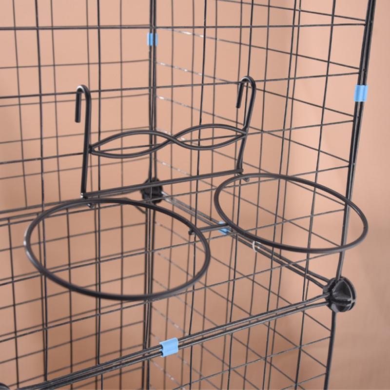 Pet Hanging Bowl Stainless Steel Detachable Design Feeding Bowl Stationary Dog Cat Bowl Pet Supplies