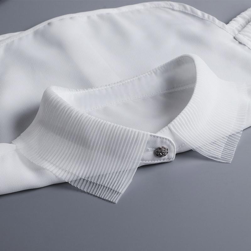 Women Fake Collar Blouse Sweater White Lapel Decor Detachable Collars For Women Black Lace False Collars Woman Lace Half Shirt