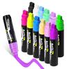 Arrtx Jumbo Poster Markers 10 мм Jumbo Felt Tips 12 цветов Акриловые маркеры для рисования красками Ручки на масляной основе для рисования на камне/доске/лобовом стекле/на открытом воздухе
