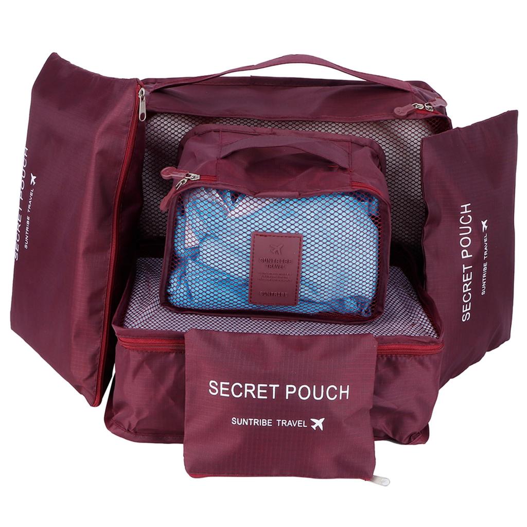 Набор из 6 шт. Сумка для хранения, сумка для сортировки одежды, органайзер для упаковки багажа и чемодана для путешествий