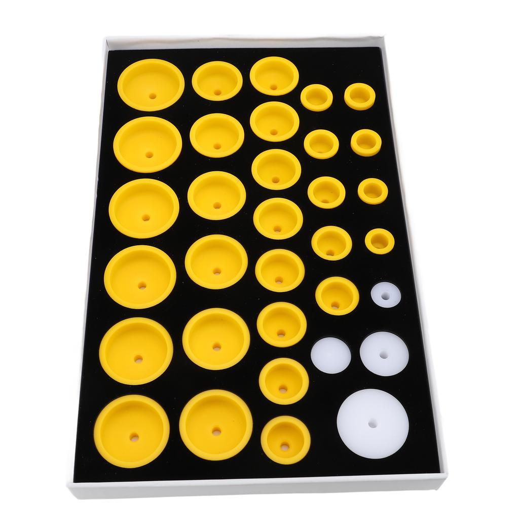 Набор пресс-форм для закрытия задней крышки часов 33 матрицы Стальной инструмент для ремонта Профессиональный инструмент для запрессовки задней крышки часов для часов 6173 6175