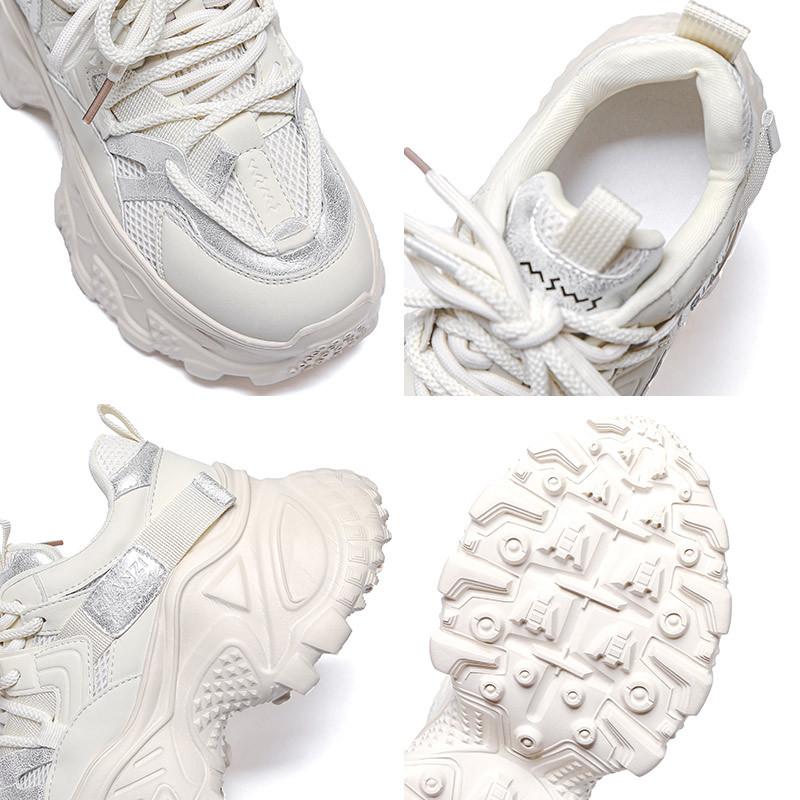 2025 весна новые папины кроссовки женские популярные туфли на платформе с увеличением высоты модные ретро спортивные туфли универсальные повседневные женские туфли