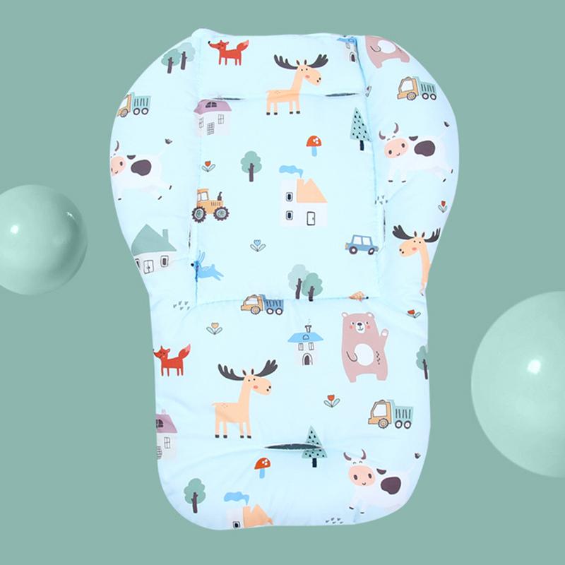 Baby Kids Highchair Cushion Pad Mat Booster Seats Cushion Pad Mat Feeding Chair Cushions Pad Stroller Cushion Mat Cotton