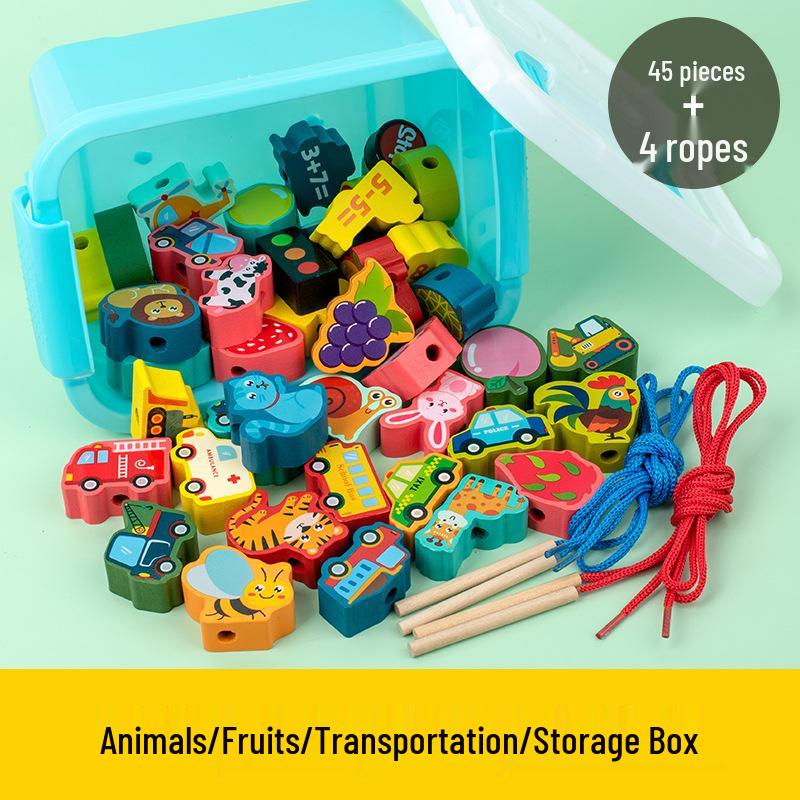 CPC Игрушка-бусины для развития мелкой моторики у детей: Детские нанизывание и концентрация блоки