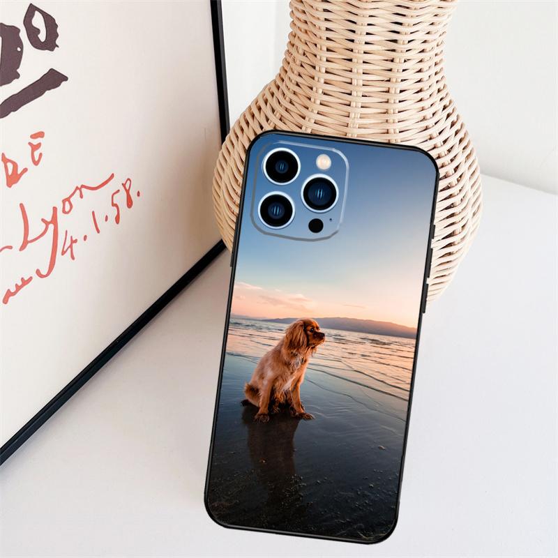 Чехол для телефона с изображением собаки кокер-спаниеля для iPhone 17 Pro Max 16 15 11 12 13 14 Pro Max mini 15 16 Plus 16e 17 Air Cover
