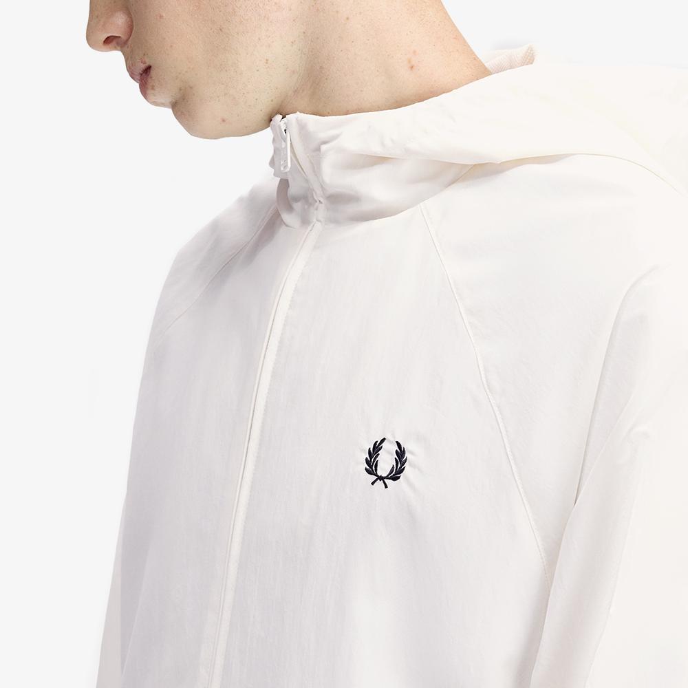 Fred Perry [Sport] Hooded Shell Jacket - Snow White Afpm2612325-129