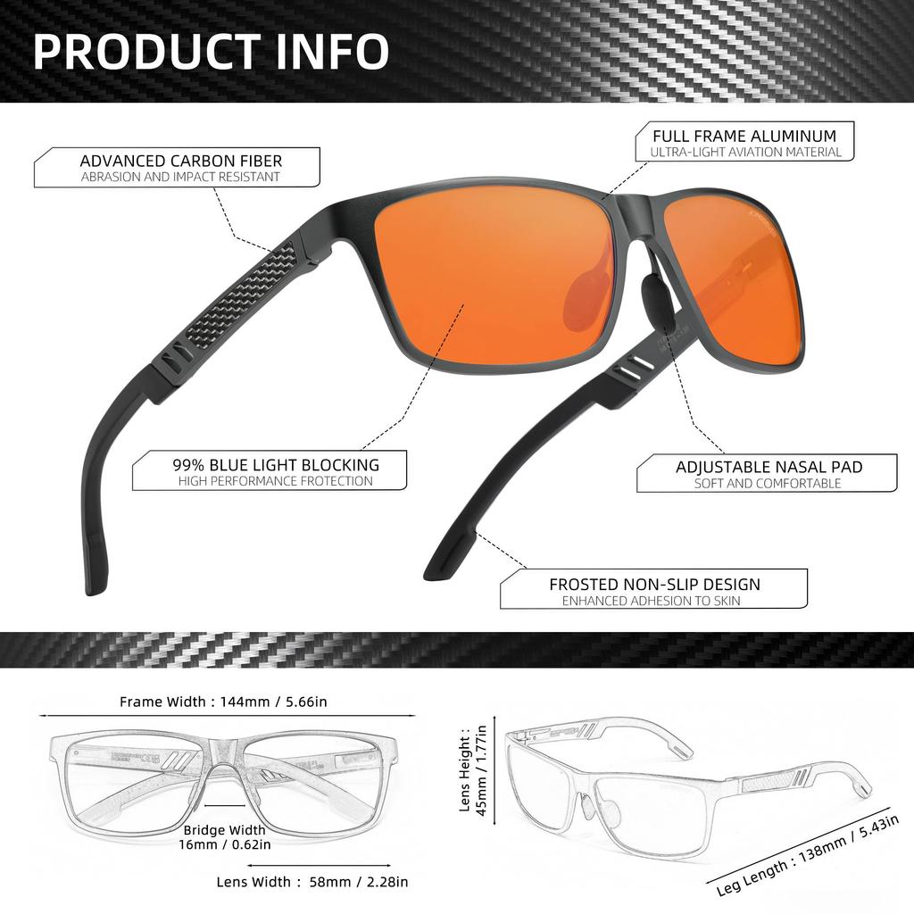 SPEEDHYUN Высокоэффективные очки с фильтром синего света для работы и развлечений