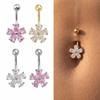 Stainless Steel Belly Button Rings Simple Body Piercing Jewelry Beach Navel Ring  For Women