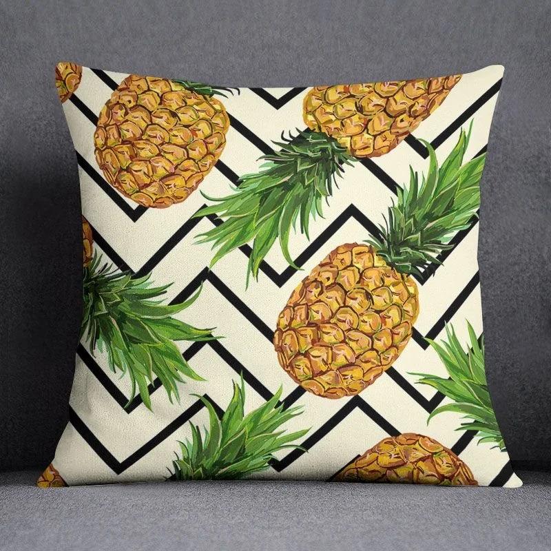 Летний фруктовый узор наволочка для украшения автомобиля офис гостиная диван дома наволочка