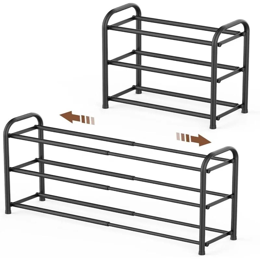 Space-Saving Design Shoe Storage Organizer Adjustable Storage Adjustable Shoe Rack Doorway