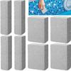8 Pcs Pool Pumice Stone Swimming Pool Tile Cleaner Pool Cleaning Pumice Block for Pools Kitchens Grills Toilets