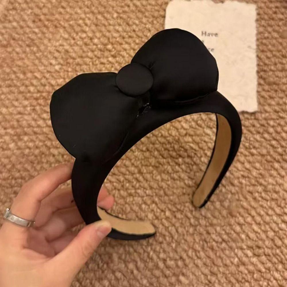 Face Washing Women's Bow Headband Korean-style Hair Band Fashion Girl Hair Hoop  for Everyday Wear