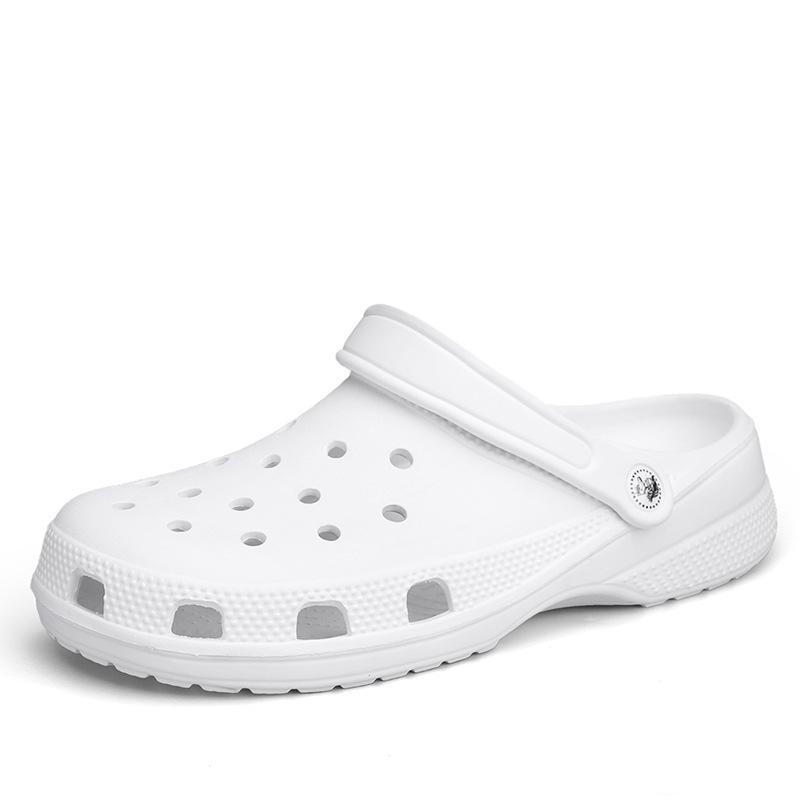 Cross The Same Hole Shoes Men And Women Couples Large Size Bag Head Slippers Fashion Versatile Outdoor Beach Eva Cool Slippers