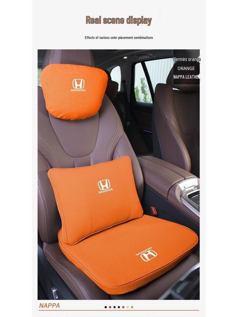 Совместимая поддержка подголовника, шеи и поясницы для Honda: Avancier, Vezel, Civic, CRV, Accord, XR-V.