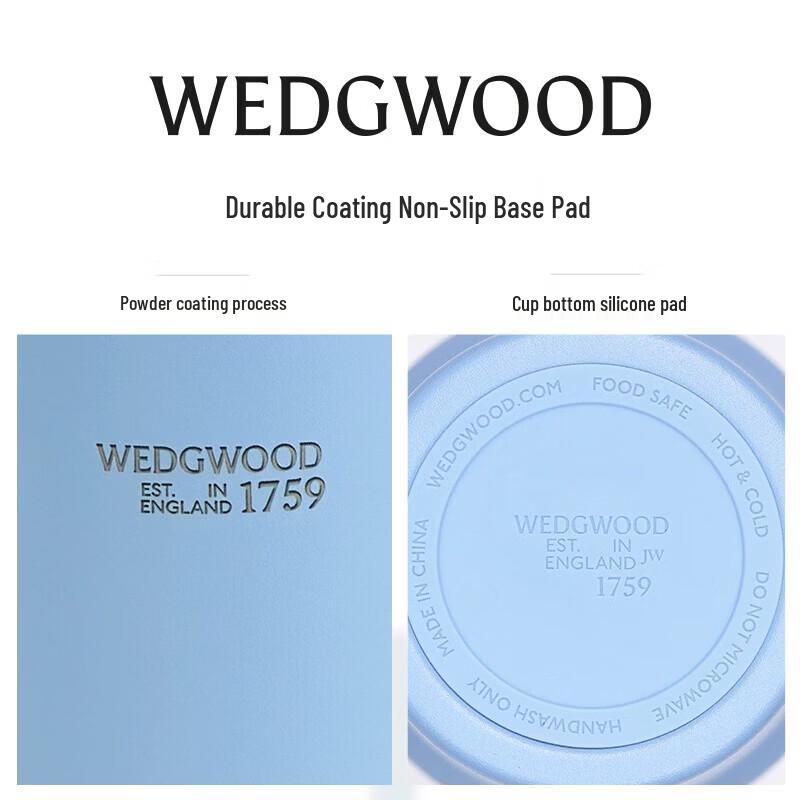 Wedgwood Golden Age Ceramic Insulated Travel Mug