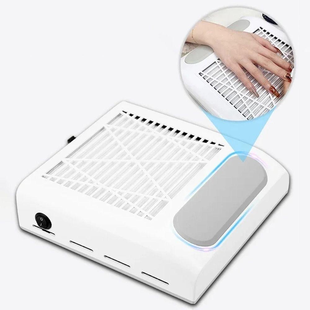 80W Nail Dust Collector Low Noise Manicure Machine Tools Durable Nails Dust Extractor Fan  DIY