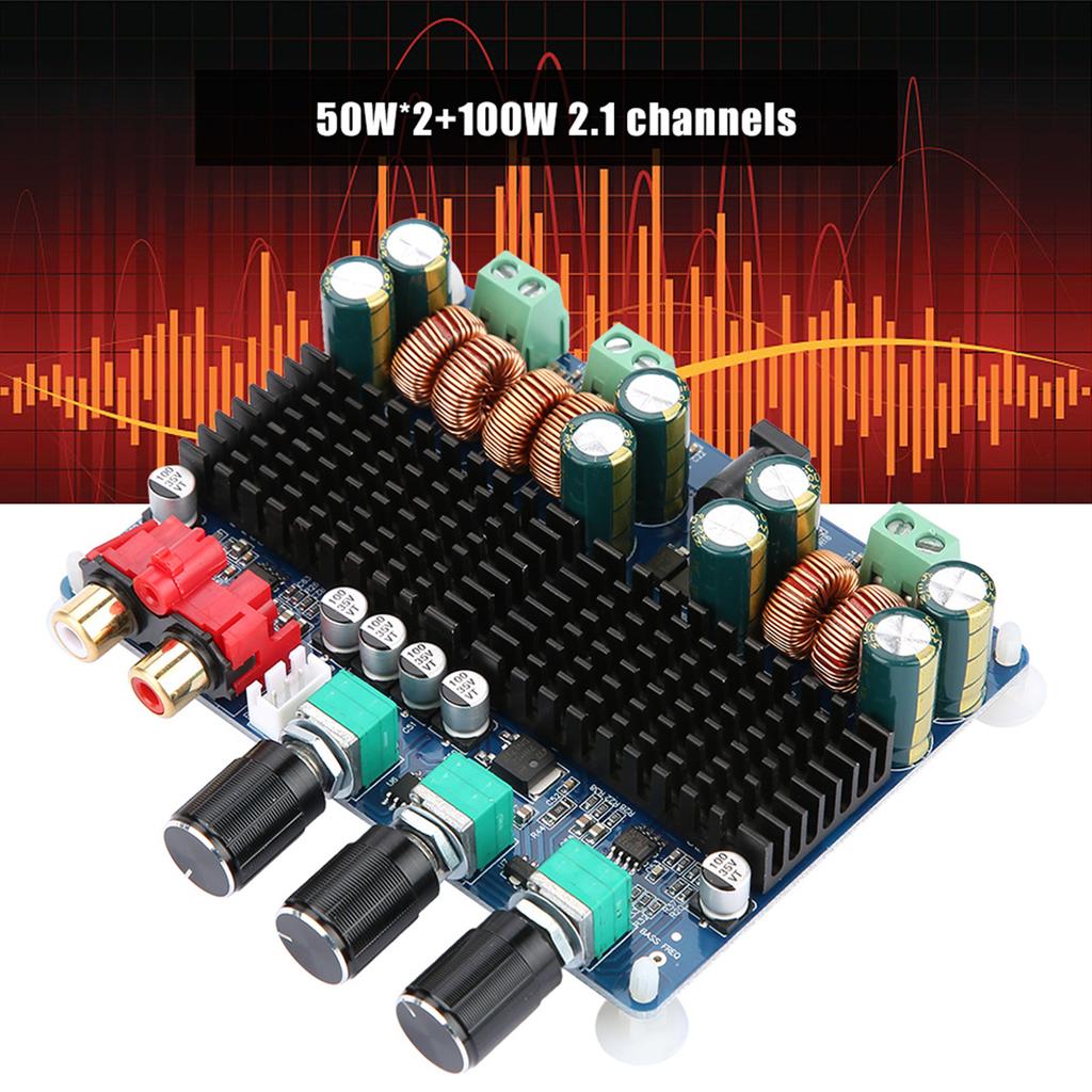 TPA3116 50W*2+100W 2.1 Channel Subwoofer Digital Audio Power Amplifier Board 1226VDC