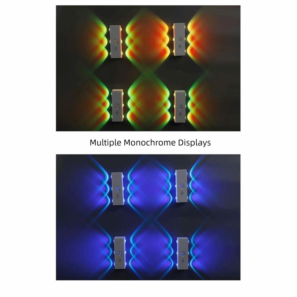 USB Rechargeable Motion Sensor Wall Light 3 colors / RGB RGB Wall Lamp Under Cabinet Light Office