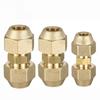 Новое прямое соединение-удлинитель 1/2" 1/4" 3/8" 3/4" 5/8" Медные фитинги с накидными гайками полезный адаптер для труб