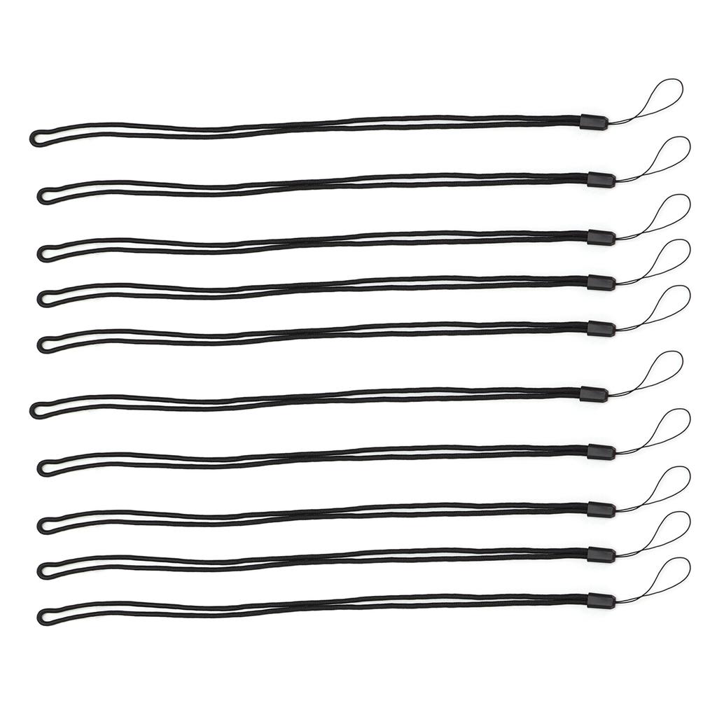 10 шт. шейный шнурок черный полиэстер держатель для бейджа для студентов сотрудников удостоверение личности телефон ключи камера