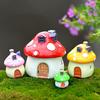 Miniature Garden Ornament Waterproof Popular 3 Sizes Cute Mushroom Gardening Props for Home Decor