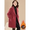 Kebeier Women's Padded Wool Blend Toggle Button Coat
