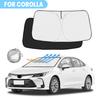 Для Toyota Corolla 2009-2026 2026 2026 Автомобильный солнцезащитный чехол на лобовое стекло Переднее окно Солнцезащитный козырек Автомобильный интерьер Защита от УФ