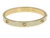 Brass Bangle Bracelet 37422719GLD100 [Item]