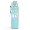 1PC Aura Energy Hks 67 Color Gradient Print 750ml Color Plastic Sports Water Bottle Leakproof Flip Straw Lid Suitable for Sports Office Home Use