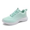 Модные женские красочные кроссовки, женская обувь на сетчатой ​​шнуровке на легкой подошве, повседневная женская удобная прогулочная обувь на плоской подошве